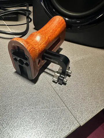 SmallRig Wooden Side Handle/Grip for Camera Cage – Good Condition