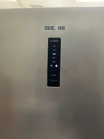 GEEPAS stainless steel refrigerator - good working condition