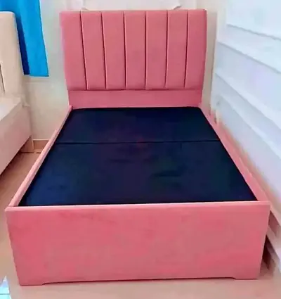 Single/twins bed Upholstered Bed Frame with Headboard