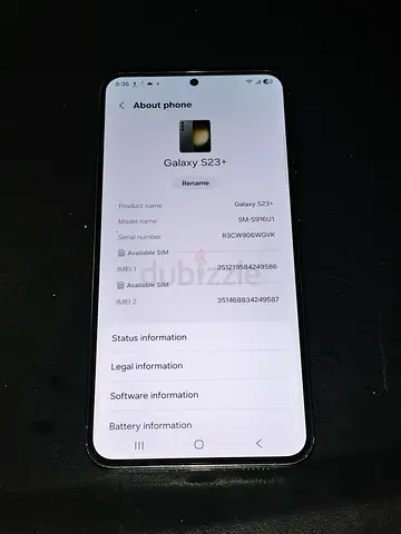 Samsung Galaxy S23+ Green  256gb  100% no shald no dot Original, Never Opened | Case Scratches Only