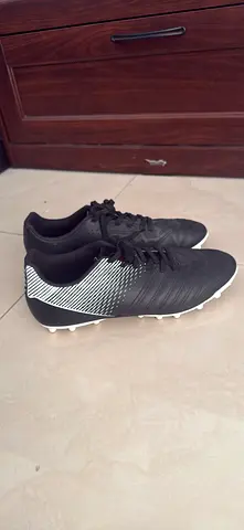 Black and White Football Boots