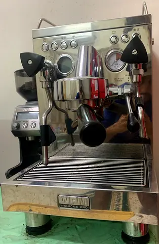 Used Commercial Espresso Machine - Dual Group, Stainless Steel