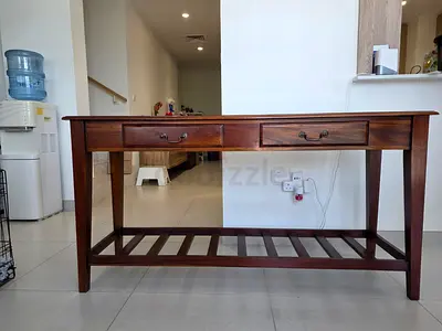 Console Solid Wood 10+ years old. Bought in New Zealand.