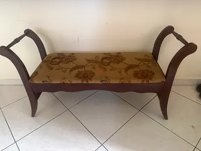 Wooden Upholstered Entry Bench