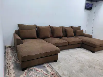 The one brand brown color Ushape sofa