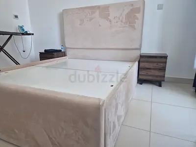 Queen Bed with Storage and 2 Side Tables