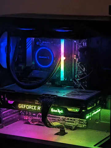 Nvidia Geforce RTX 4060 8Gb, intel Core i5-14400F build with Asus Monitor