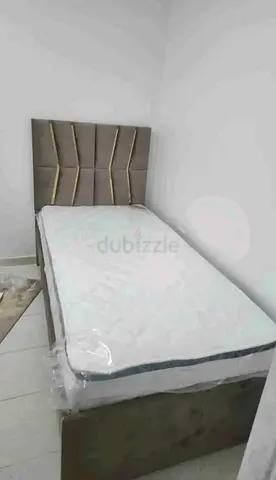 Single Bed with Headboard and Mattress - Good Condition