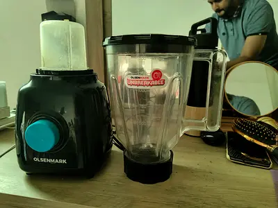 Olsenmark countertop blender with jar - used, works fine