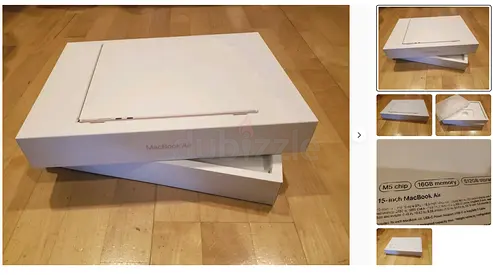 MacBook Air 13-inch M5 air 16gb ram 512ssd (box Pack)