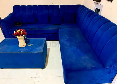 For Sale – Elegant Royal Blue Sofa Set 💙