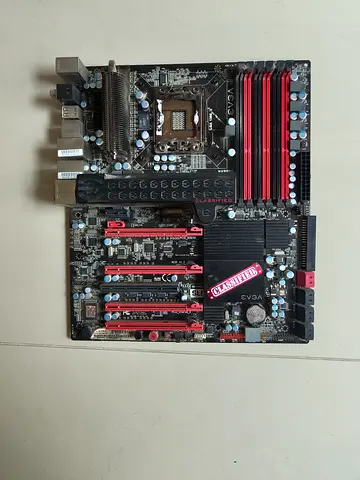 EVGA motherboard ATX socket LGA (used) - multiple PCIe slots
