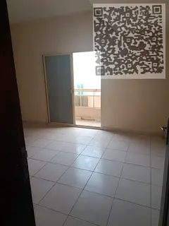 1-bedroom apartment with a living room, 1100 sq ft for rent in Nakheel 1 | Central AC and balcony |