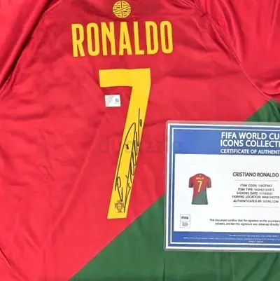 Cristiano Ronaldo Signed Portugal World Cup Jersey (FIFA  Icons)