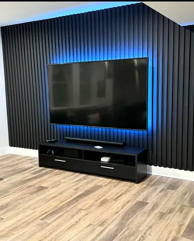 Luxury TV unit wall design