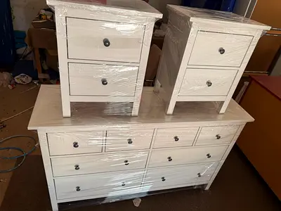 IKEA Hemnes chest of storage drawers and two night stand