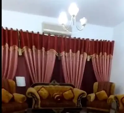 CURTAIN: Set of Pink Fabric 4 Curtains - Ready to Hang,in Good Condition