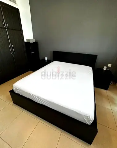 Ikea king size bed with mattress available in perfect condition
