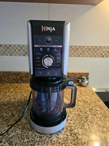Ninja CREAMi Deluxe Ice Cream Maker  Frozen Dessert