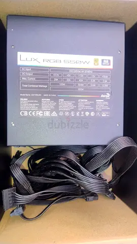 AeroCooL LUX RGB 550W PC Power Supply