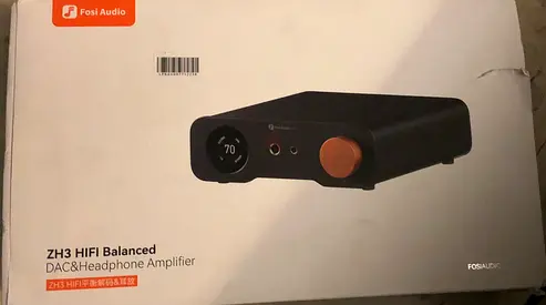 Fosi Audio ZH3 Full Balanced HiFi Preamplifier, DAC Headphone Amplifier