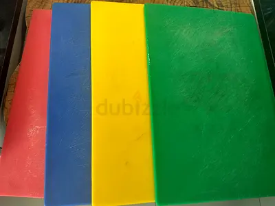 Restaurant colour coded chopping boards
