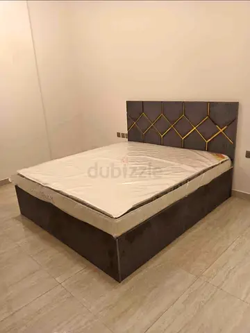 BRAND NEW LUXURY KING SIZE FABRIC BED WITH MATTRESS AVAILABLE