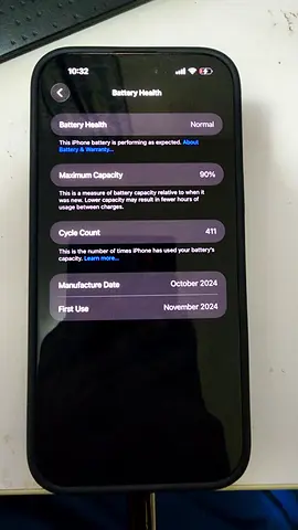 Iphone 16 Pro Max 256GB 90% Battery Health
