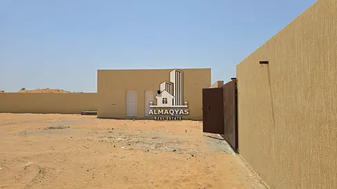 Aed 80000 only 10000 sq ft open yard for rent in Sajaa @ prime location