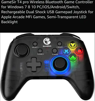 Gamesir t4 pro wireless Bluetooth gaming controler for Windows 78 10 pc