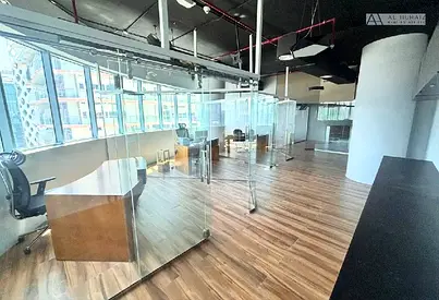 Full Canal & Burj View | Furnished Office | Vacant