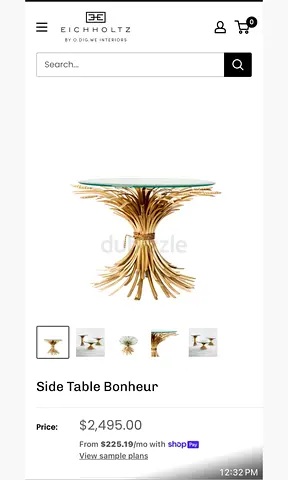 Luxury Coffee Table Set – 3 Pieces