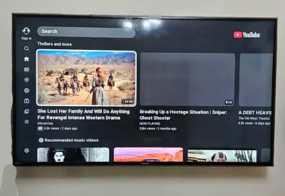 Samsung 48 LED Smart TV - Wall Mounted, Excellent Working Condition