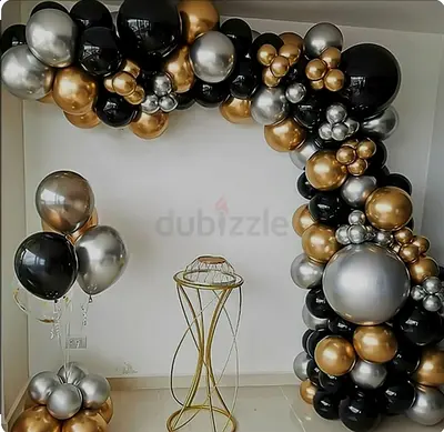 Balloons decorations services Available