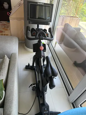 Used Indoor Spin Bike with Console - Good Condition