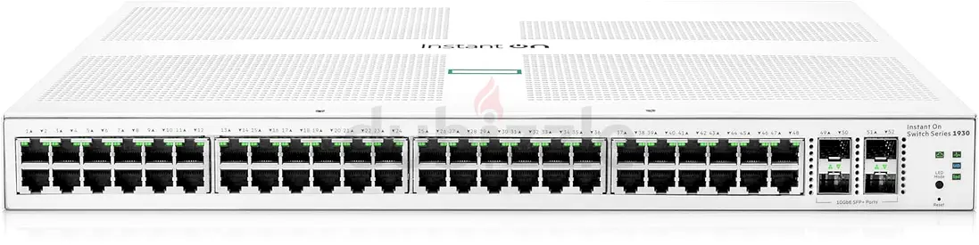 Switch Aruba Instant On 1930 48G 4SFP/SFP+ (JL685A) - 48x gigabit ethernet + 4 SFP 10Gbps fanless