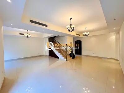 4bed room corner villa shared pool covered parking for rent 150k