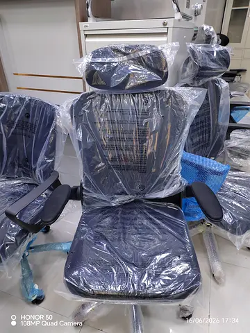 Used Ergonomic Office Chair with Headrest - Good Condition