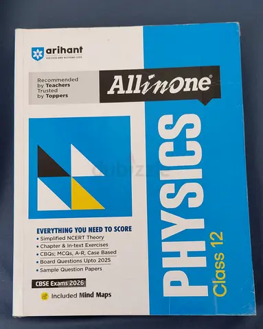 All in One Physics, Chemistry and English Class 12 (Arihant) - CBSE Exam Prep 2026