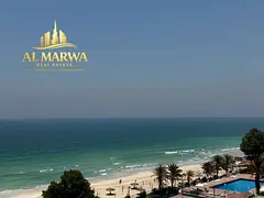 Beach View || Luxurious 2BR + Maids Room || Chiller Free || Private Beach Access || Parking Free