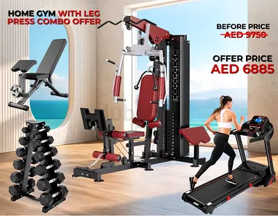 Home Gym Equipment with Leg Press Combo