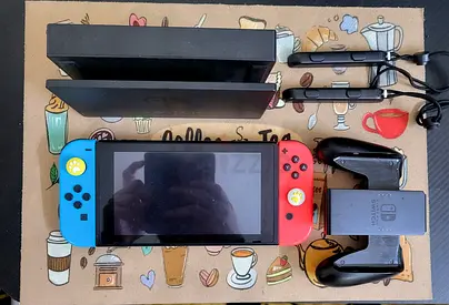 Nintendo Switch with 64GB SD Card  Accessories