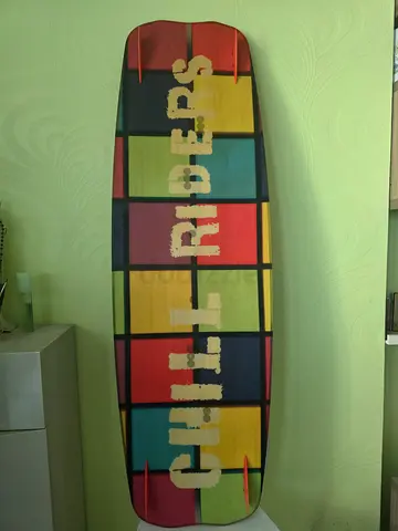 Saul custom colorful kite board - used, good condition
