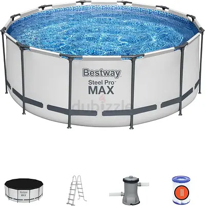 Bestway Steel Pro MAX Above Ground Pool 3.66m (12ft) – Complete Set