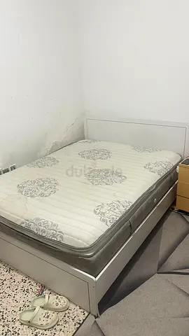 Bed with mattress 150by200cm