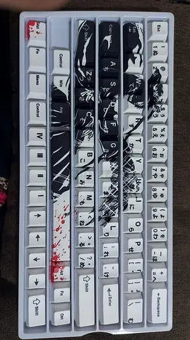 Custom Anime Art Mechanical Keyboard Keycap Set