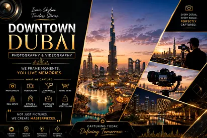 🏙️✨Downtown Dubai Media Services | 📸Professional Photography Videography for Businesses, Marketing