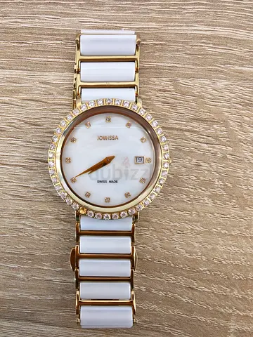 MINT Jowissa Swiss Womens Watch - White Ceramic  Gold - Flawless Condition