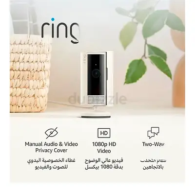Ring Indoor Cam (1080p) – White, Excellent Condition