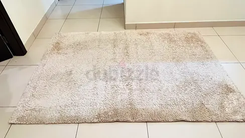Beige Rug - 220*150cm  (Good Condition)